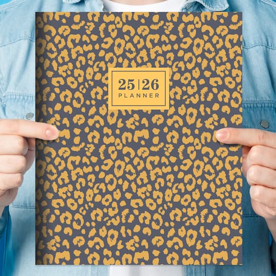 TF Publishing 2025-2026 Lovely Leopard Large Monthly Planner